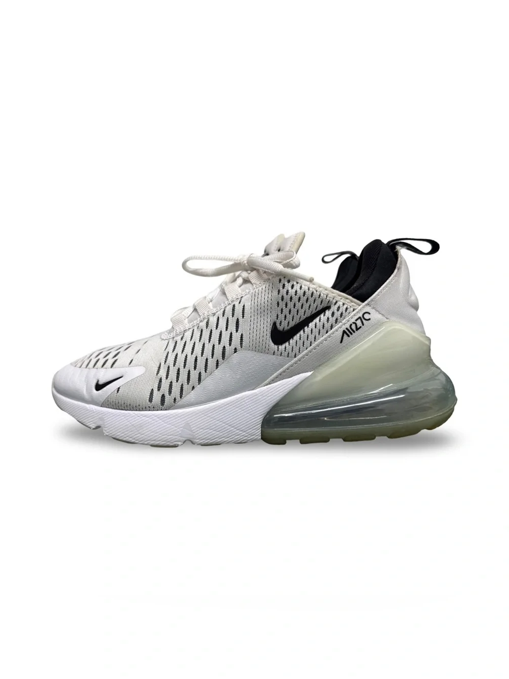 Nike Air Max 270 White Black Sneakers Women’s 6.5 AH6789-100